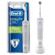 Oral-B D100 Vitality Cross Action Beyaz Şarjlı Diş Fırçası
