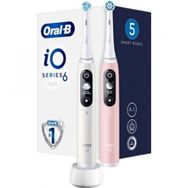 Oral-B iO 6 2'li Beyaz-Pembe Şarjlı Diş Fırçası Seti