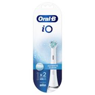 Oral-B İO Ultimate Clean Beyaz 2 Adet Yedek Fırça Başlıkları