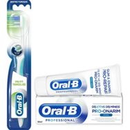 Oral-B Pro Onarım 50 ml Diş Eti ve Diş Minesi Diş Macunu + Diş Eti Temizliği Diş Fırçası