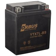 Orbus 12 V 7 Amper YTX7L-BS Elektrikli Karbon Bisiklet Aküsü