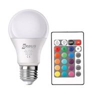 Orbus 9 Watt 6500 K 800 Lümen Kumandalı RGB Işık E27 Led Ampul