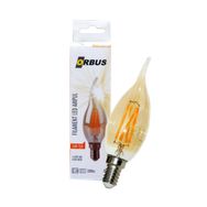 Orbus Orb-TA3 Rustik Kıvrık 4 W Amber E14 300 Lm Ampul