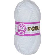 Ören Bayan 000 Beyaz 100 gr Dora El Örgü İpi Yünü