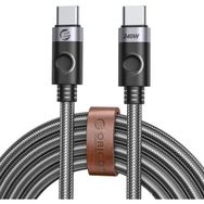 Orico 240W 5A PD Type-C to Type-C 1 mt Siyah Hızlı Şarj ve Data Kablosu