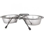 Oripet Ddwf2bcp 2qt 21 cm 1.89 lt Ayaklı İkili Metal Mama Kabı