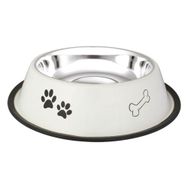 Oripet Pati Kemik Desenli 32 Oz Çelik Köpek Mama Kabı
