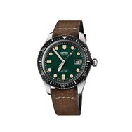 Oris 01 733 7720 4057-07 5 21 45 Divers Sixty Five Kahverengi Deri Erkek Kol Saati