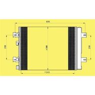 Oris Cdc257016 Duster 10 Sandero 08 Logan 10 1.2 16V-1.4-1.6-1.5 Dci 541x396x16 Klima Kondenseri