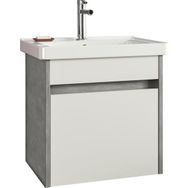 Orka Aydos Gümüş 55 cm Banyo Dolabı