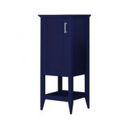 Orka Bastle 40 cm Mdf Mat Lacivert Banyo Boy Dolabı