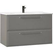 Orka Nuvola 80 cm Mdf Gri Banyo Dolabı