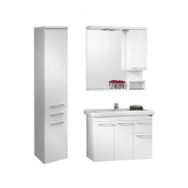 Orka Perge 85 cm Beyaz Banyo Dolabı