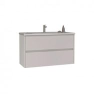 Orka Side 85 cm Mdf Cekmeceli Beyaz Banyo Dolabı Alt Modul Lavabo