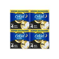 Orkid 4x16 Gece Ekstra Plus Ultra Hijyenik Ped