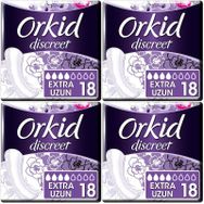 Orkid Extra Uzun 18x4 72 Adet Günlük Mesane Pedi