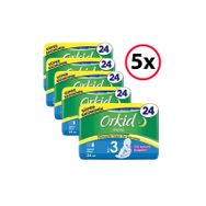 Orkid Maxi Gece 24x5 Adet Hijyenik Ped