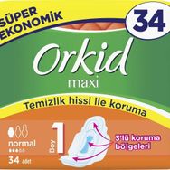 Orkid Maxi Normal 5x34'lü Süper Ekonomik Paket Hijyenik Ped