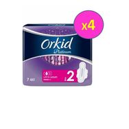 Orkid Platinum 2 Numara Ultra Uzun 7li 4 Adet Hijyenik Ped 