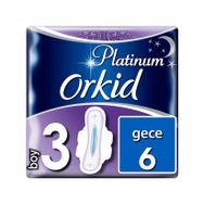 Orkid Platinum Tekli Gece 6'lı Ped