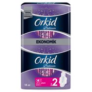 Orkid Platinum Uzun Süper Ekonomik Paket 14 Hijyenik Ped