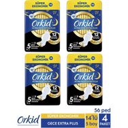 Orkid Süper Ekonomik Ultra Gece Extra Plus 14x4 Hijyenik Ped