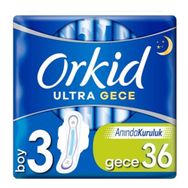 Orkid Ultra Extra Gece Cesaret Paketi 36'lı Hijyenik Ped