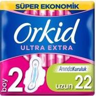 Orkid Ultra Extra Hijyenik Ped Uzun Süper Ekonomik Paket 22 Ped