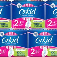 Orkid Ultra Extra Koruma Uzun 7x5 Adet Hijyenik Ped
