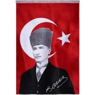 Ormi 70x105 cm Saten Kumaş Atalı Bayrak
