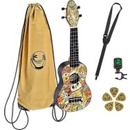 Ortega K2-VP Voodoo Puppet Keiki Sopranino Ukulele Seti