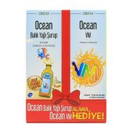 Orzax Ocean Saf Balık Yağı 150 ml Şurup + VM Portakal Aromalı 150 ml Şurup