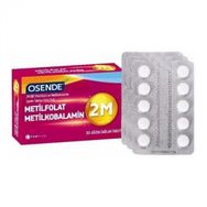 Osende 2M Meti̇lfolat Meti̇lkobalami̇n 30 Tablet