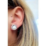 Oseshop İtalyan Tasarımı 925 Ayar Gümüş İnci Küpe