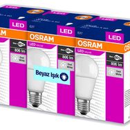 Osram 60W Beyaz Üçlü Paket Ampul