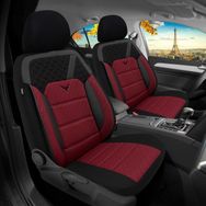 Oto Pandami Chevrolet Aveo 2011 Uyumlu 1+1 Bordo Oto Koltuk Kılıfı