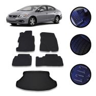 OtoLine Civic FD7 Sedan 2012-2016 Arası 4D Havuzlu Oto Paspas Bagaj Set