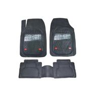 OtoLine Honda Civic 1996 2000 HB Krom Gümüş 4D Ekstra Kanallı Havuzlu Paspas Seti