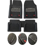 OtoLine Honda Civic 2001 2005 Typer Krom Gümüş 4D Ekstra Kanallı Havuzlu Paspas Seti