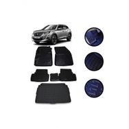 OtoLine Peugeot 2008 Cros 2020 Ve Sonrasi 4D Havuzlu Oto Paspas Bagaj Set