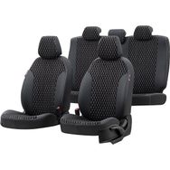 Otom Alfa Romeo 147 2001-2009 Özel Üretim Amsterdam Design Tay Tüyü Siyah - Beyaz Oto Koltuk Kılıfı