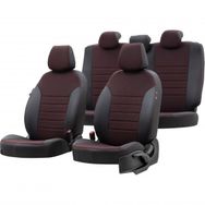 Otom Alfa Romeo 147 2001-2009 Özel Üretim Paris Design Kırmızı - Siyah Oto Koltuk Kılıfı