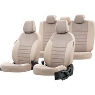 Otom Citroen C5 2001-2008 Özel Üretim London Design Bej Oto Koltuk Kılıfı