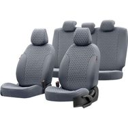 Otom Fiat 500 2009-Sonrası Özel Üretim Amsterdam Design Deri Füme Oto Koltuk Kılıfı
