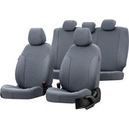 Otom Fiat 500 C 2011-Sonrası Özel Üretim Tokyo Design Deri Füme Oto Koltuk Kılıfı
