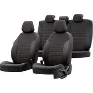 Otom Fiat 500 L 2013-2018 Özel Üretim Paris Design Bej - Siyah Oto Koltuk Kılıfı