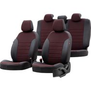 Otom Ford Fusion 2003-2011 Özel Üretim Paris Design Kırmızı - Siyah Oto Koltuk Kılıfı