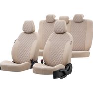 Otom Honda Crv 1995-2002 Özel Üretim Madrid Design Tay Tüyü Bej Oto Koltuk Kılıfı