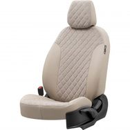 Otom Mercedes E Serisi 2009-2016 W212 Özel Üretim Madrid Design Tay Tüyü Bej Oto Koltuk Kılıfı