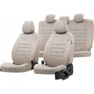 Otom Mitsubishi Carisma 1996-2005 Özel Üretim Milano Design Bej Oto Koltuk Kılıfı